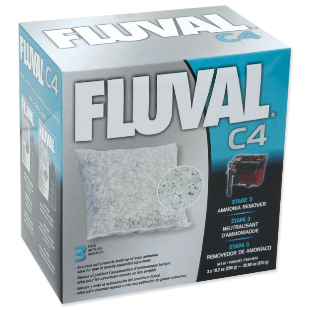 Obrázek Náplň sáčky pro odstranění amoniaku FLUVAL C4 3ks