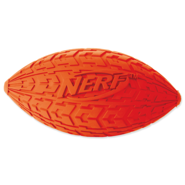 Obrázek Hračka NERF gumový ragby míč pískací 15 cm 